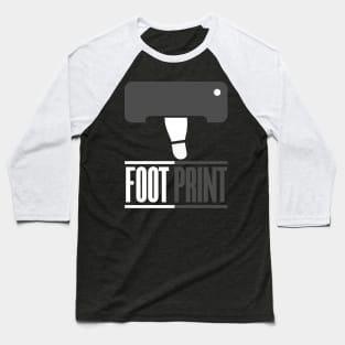 footprint Baseball T-Shirt